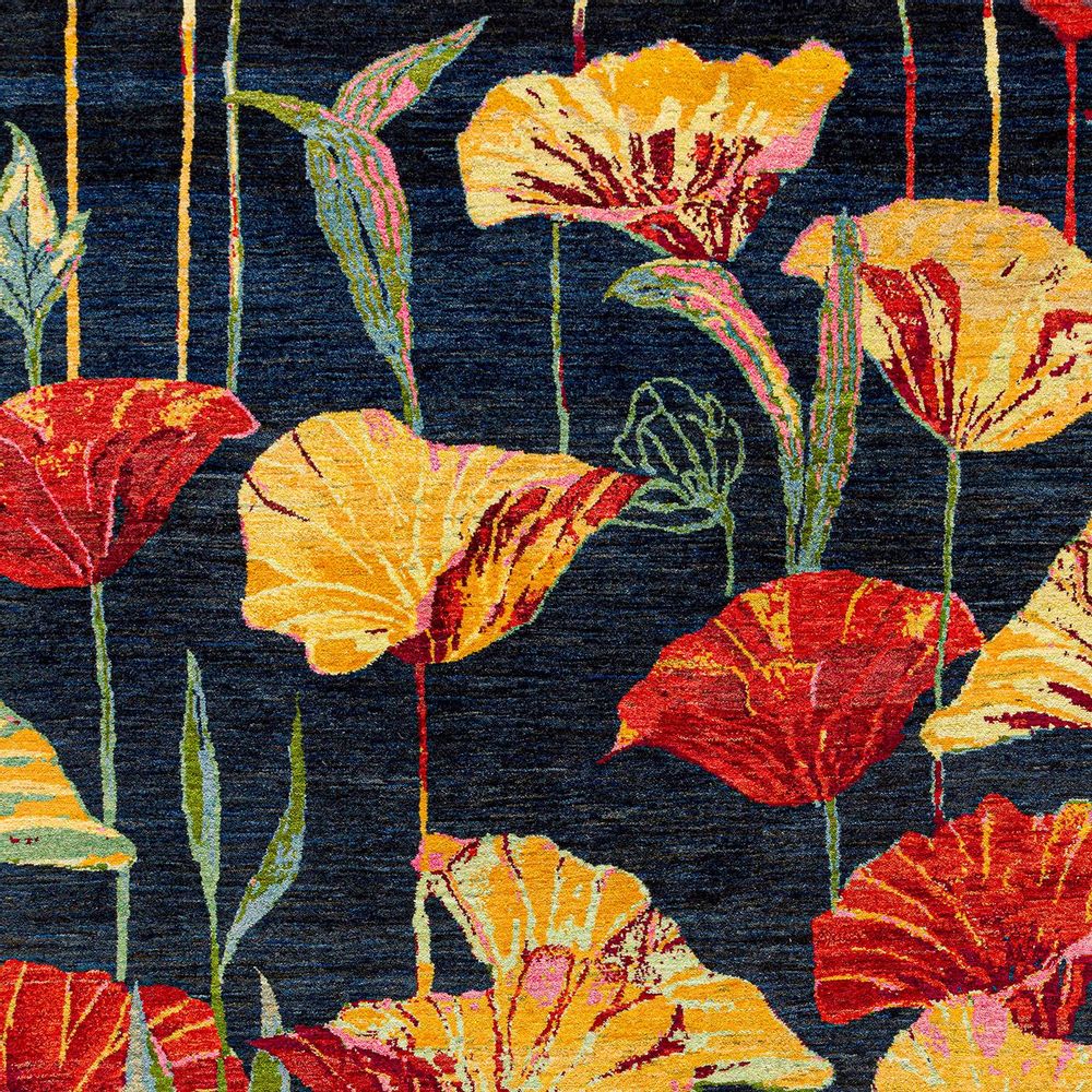 Bespoke carpets - Tulip Meadow 1, Flower Meadow Collection, Zollanvri Super Fine Gabbeh - ZOLLANVARI INTERNATIONAL