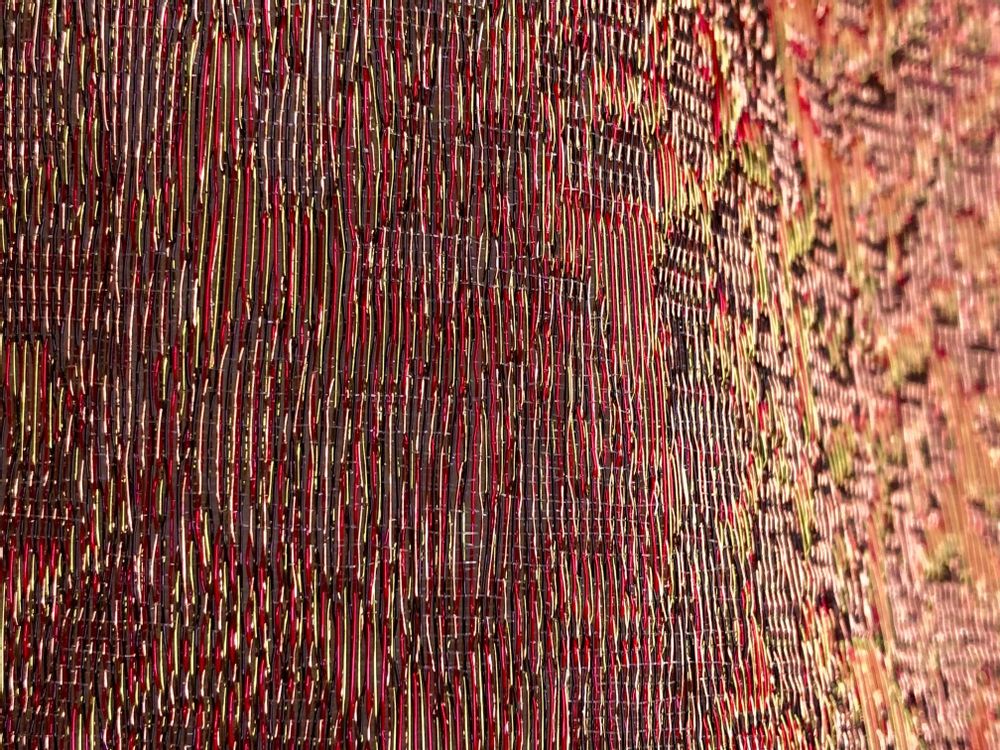 Curtains and window coverings - Metal mesh: resin insertion - LCD TEXTILE EDITION