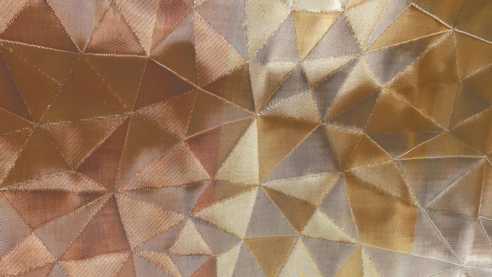 Curtains and window coverings - Metal mesh: resin insertion - LCD TEXTILE EDITION