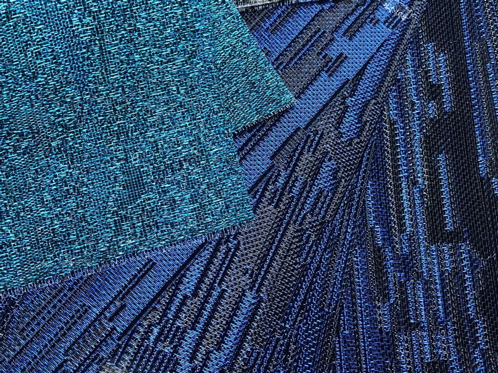 Curtains and window coverings - Metal mesh: resin insertion - LCD TEXTILE EDITION