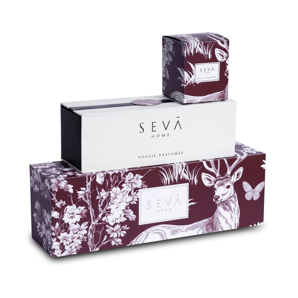 Candles - Reindeer Cheer Hamper - Enchante collection(Festive Trio) + Travel Set - SEVA HOME