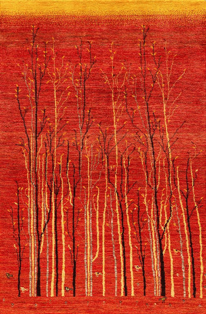 Design carpets - Abstract Autumnal Arboretum, Zollanvari Studio, Super Fine Gabbeh - ZOLLANVARI INTERNATIONAL