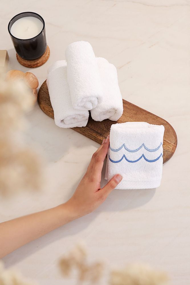 Serviettes de bain - Ensemble de 3 serviettes à bulles - HYA CONCEPT STORE