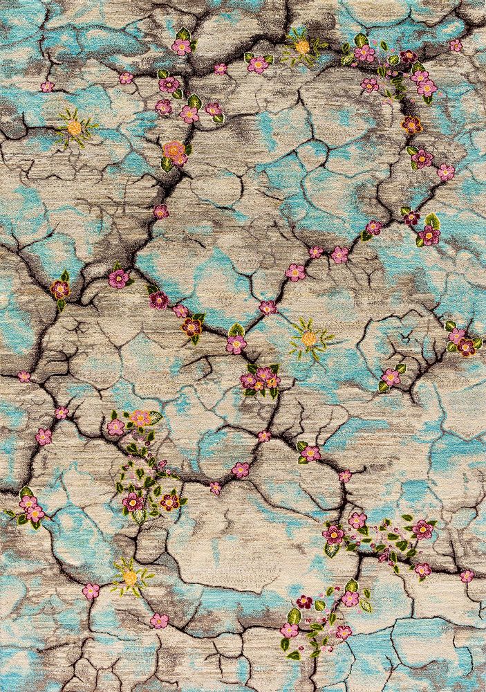 Design carpets - Flowers in a Lava Field 6,  Zollanvari Super Fine Gabbeh - ZOLLANVARI INTERNATIONAL