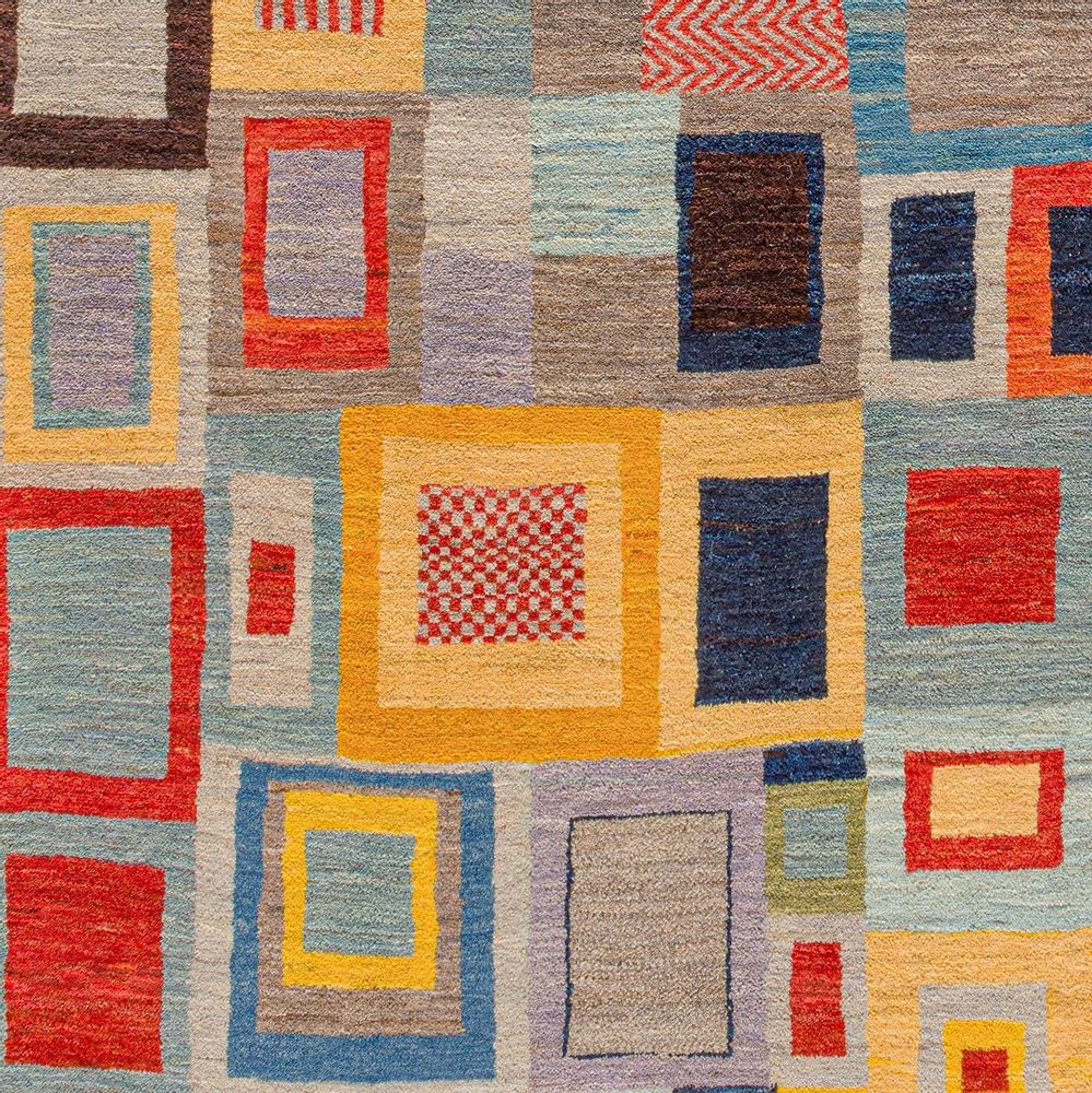Design carpets - Erratic Squares Revisited, Zollanvari Studio, Super Fine Gabbeh - ZOLLANVARI INTERNATIONAL