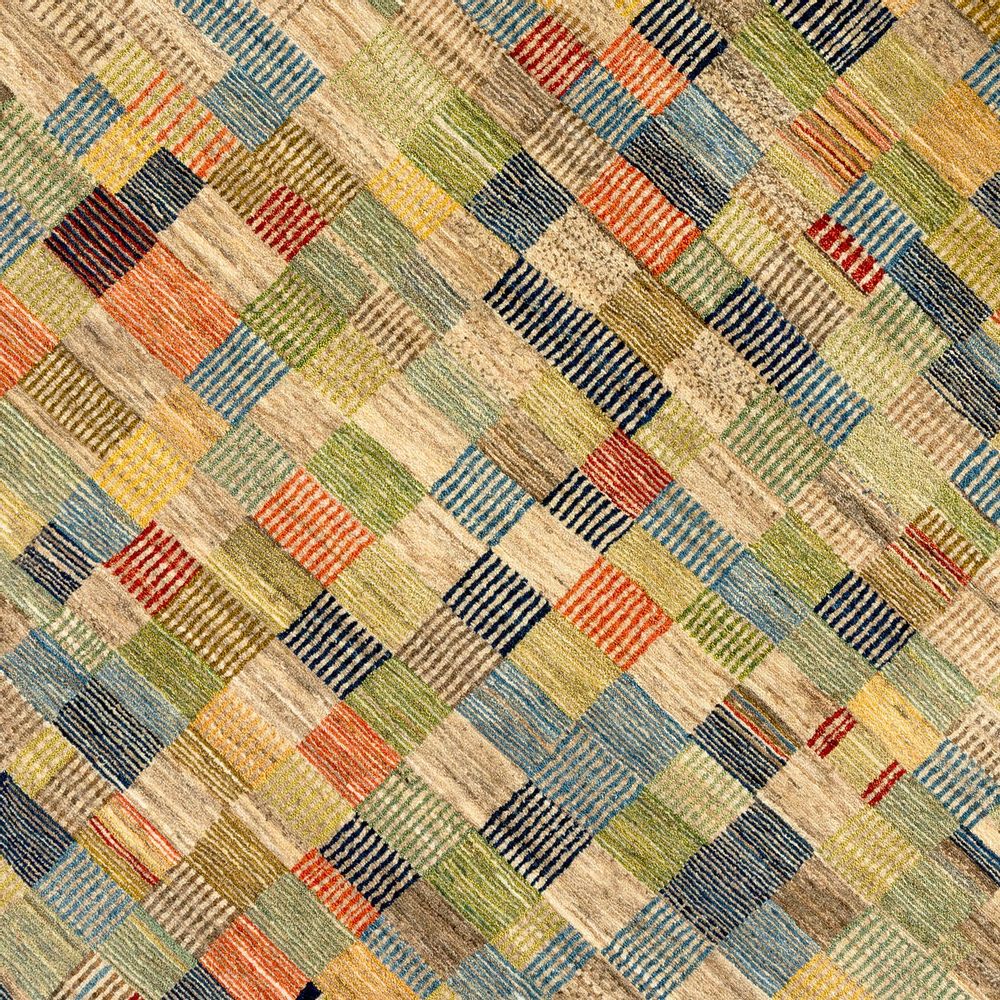 Tapis design - Polychrome Tiles 2, Gabbehs Abstract & Plain, Super Fine Gabbeh - ZOLLANVARI INTERNATIONAL