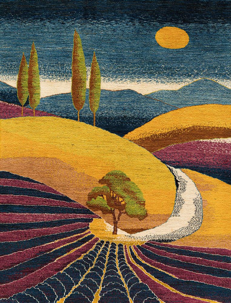 Design carpets - Impressionist Landscapes of my Fatherland 11, Super Fine Gabbeh - ZOLLANVARI INTERNATIONAL