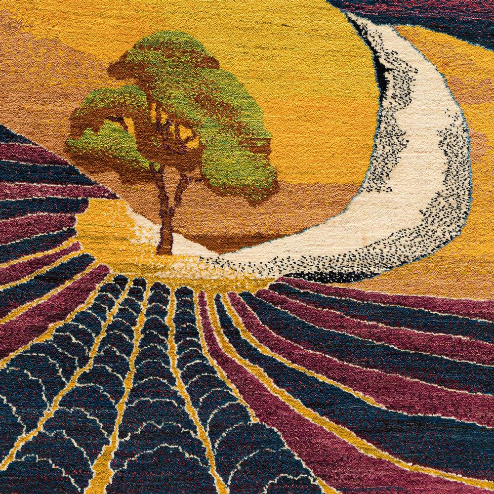 Design carpets - Impressionist Landscapes of my Fatherland 11, Super Fine Gabbeh - ZOLLANVARI INTERNATIONAL