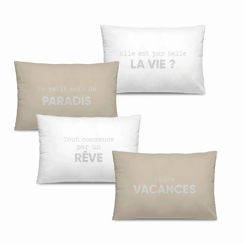 Coussins textile - Coussins brodés - PODEVACHE