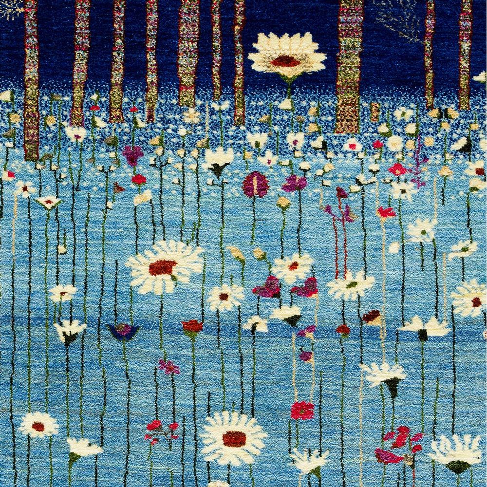 Design carpets - Flower Meadow runner 1, Super Fine Gabbeh - ZOLLANVARI INTERNATIONAL
