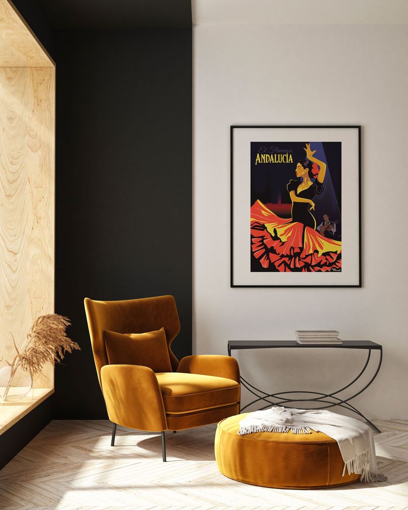 Affiches - Affiche "Flamenco" - MARCEL TRAVELPOSTERS
