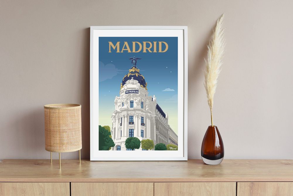 Poster - Poster MADRID - MARCEL TRAVELPOSTERS