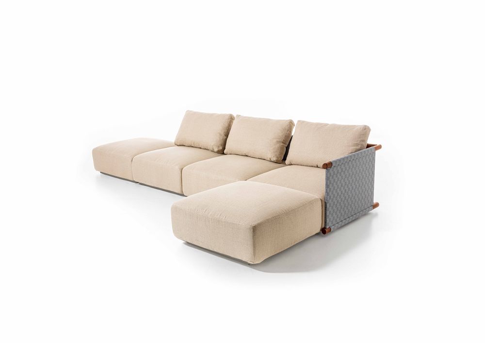 Lawn sofas   - Hashi, modular sofa - GERVASONI