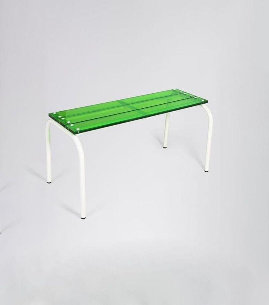 Bancs - Banc verre acrylique coloré |Pop - LAURENT BADIER DESIGN