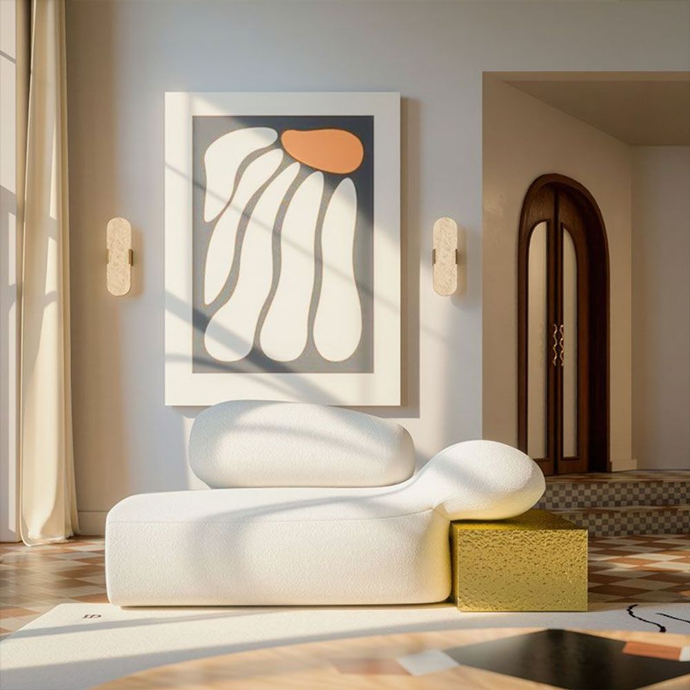 Wall lamps - Dahlia Alabaster Wall Lamp - CREATIVEMARY