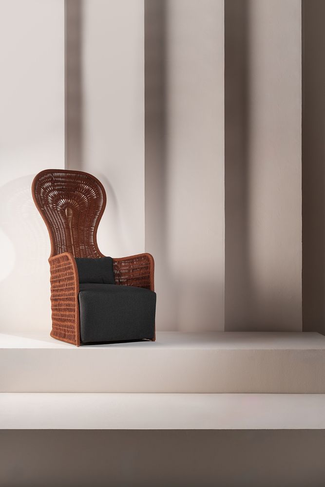 Lounge chairs - Fiorella Peacock Chair - A. GARCIA LIFESTYLE INC.