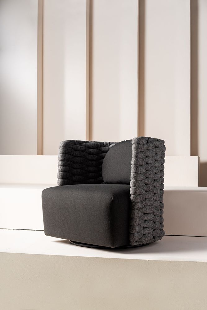 Lounge chairs - Jolie Swivel Lounge Chair - A. GARCIA LIFESTYLE INC.