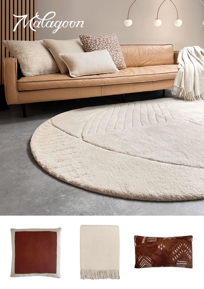 Design carpets - Oval funky carpet - MALAGOON