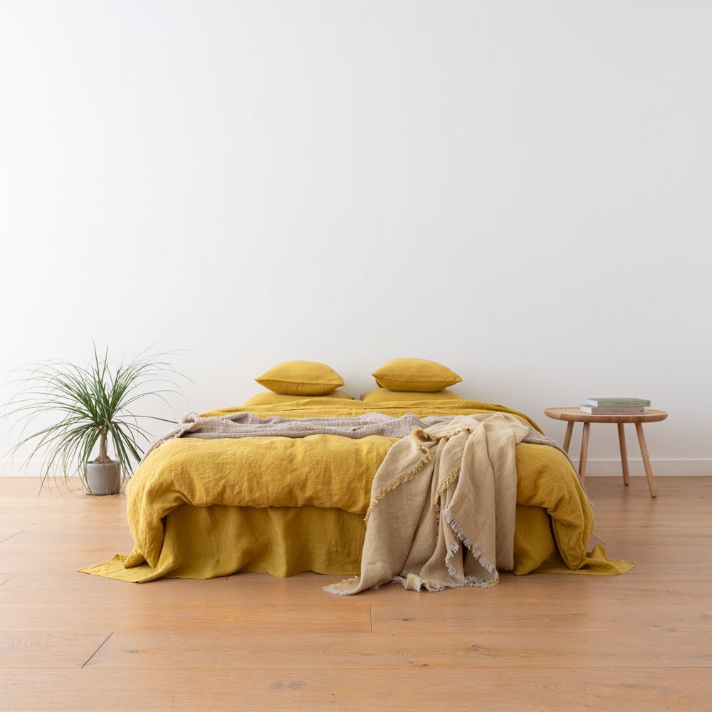 Bed linens - Stone Washed Bed Linen, European Flax Certified linen, Hand Made - LINENME