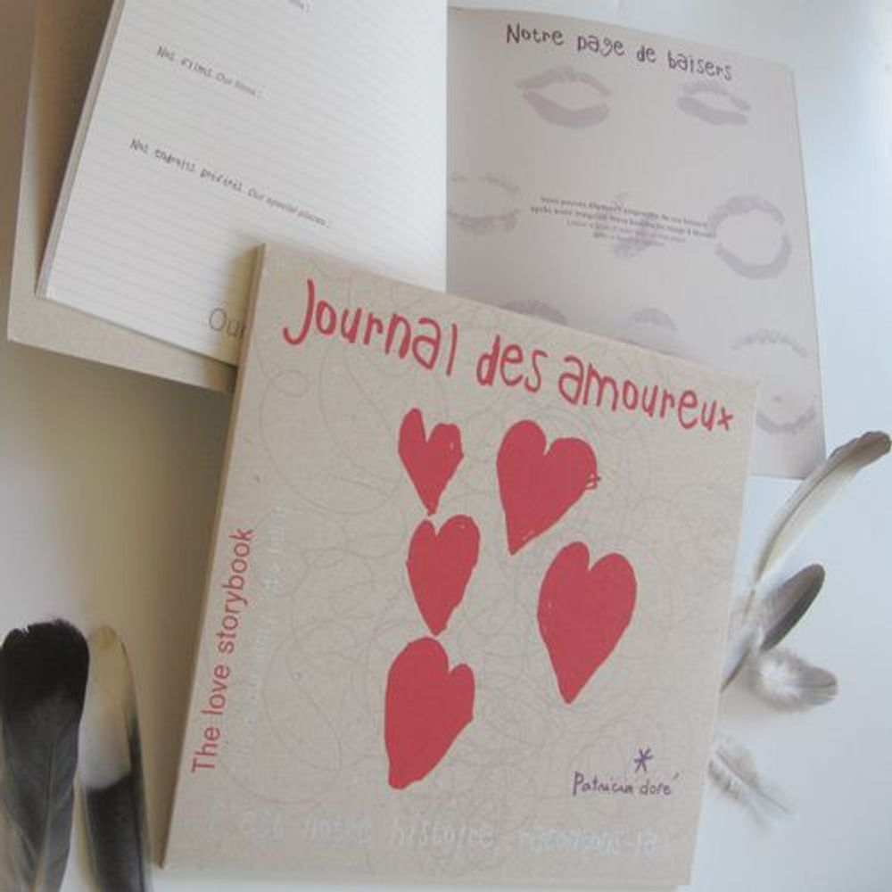 Stationery - Recycled lovers' journal - PATRICIA DORÉ