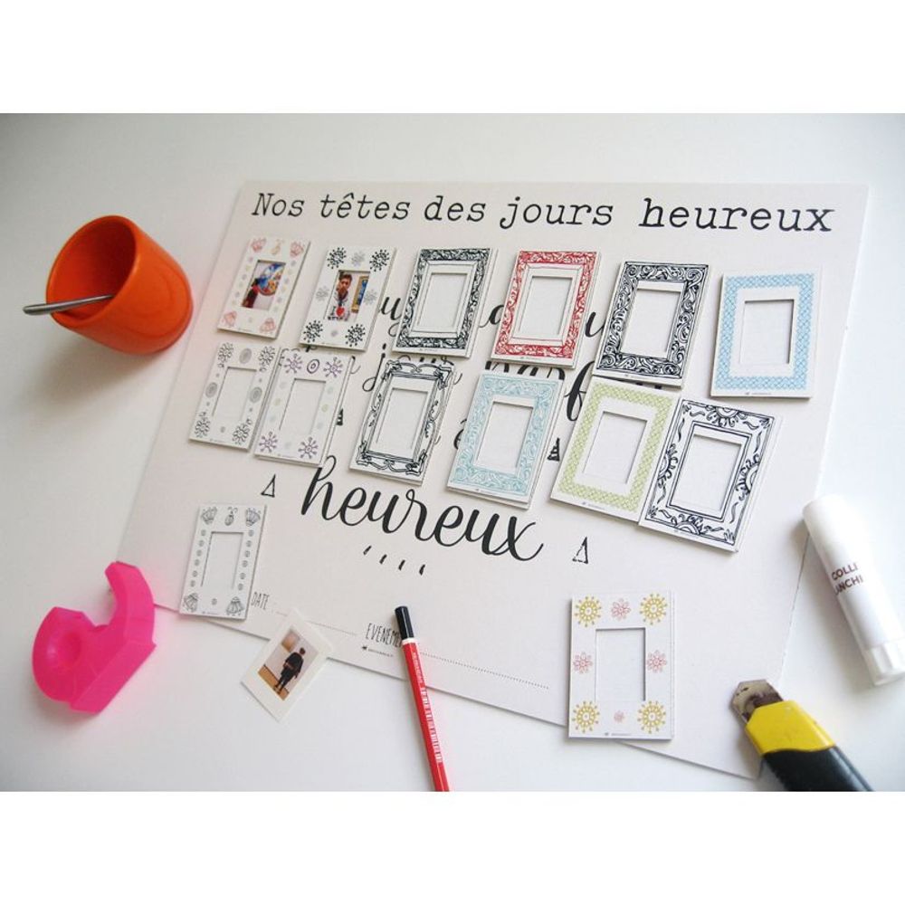 Autres décorations murales - POSTER&CADRES : jour heureux - PATRICIA DORÉ