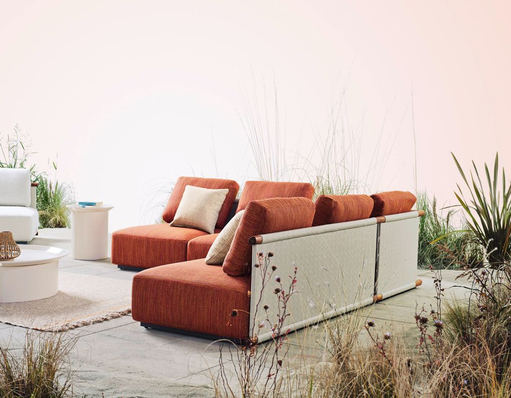 Lawn sofas   - Hashi, modular sofa - GERVASONI