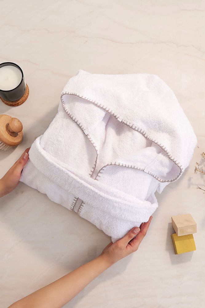 Bath towels - Crochet Bathrobe - HYA CONCEPT STORE