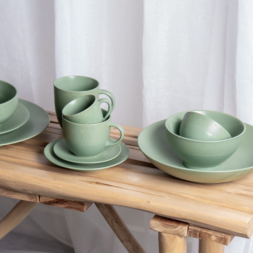 Everyday plates - EPISIA VESUVIO SAUGE - TABLE PASSION / BASTIDE 1880