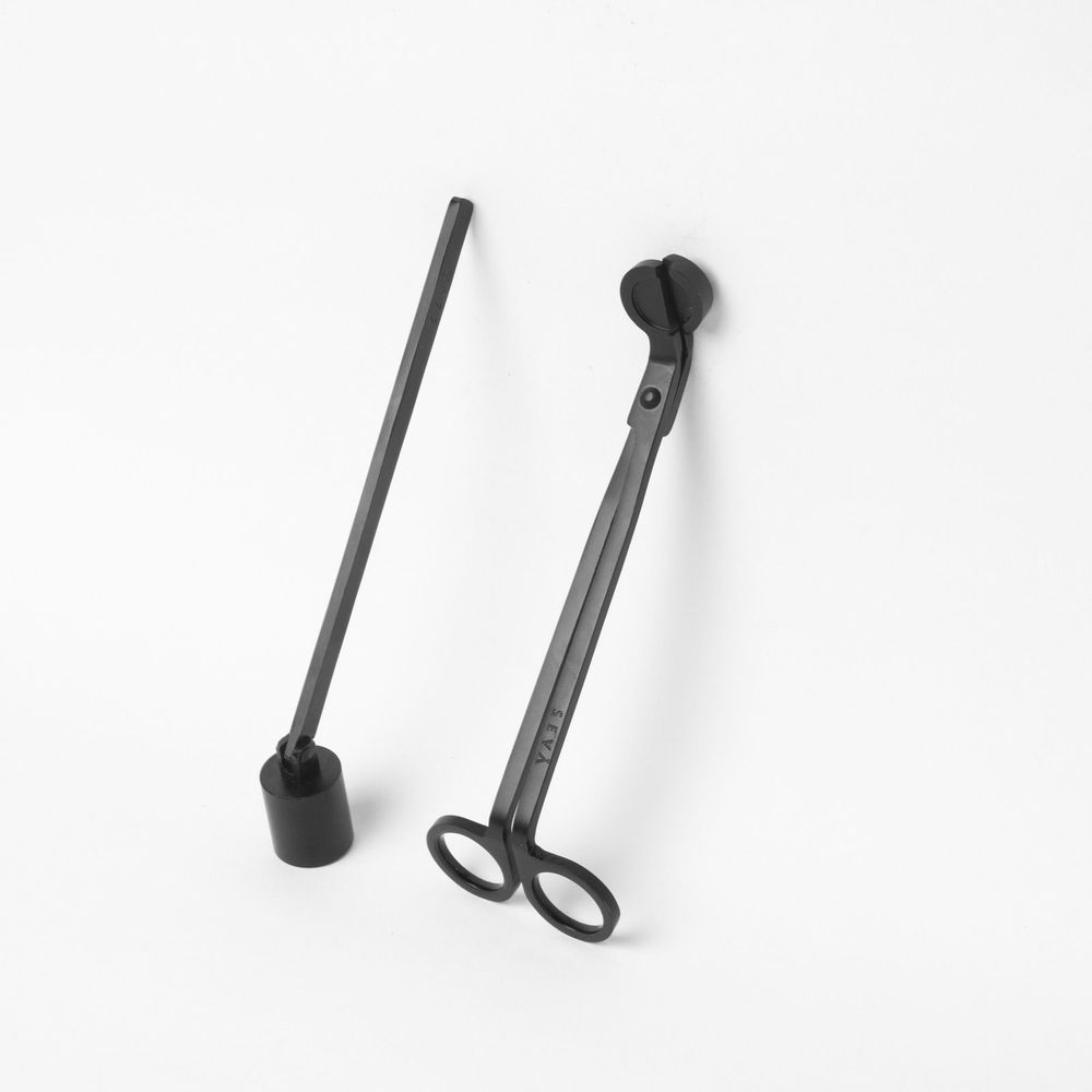Candles - Candle Care Kit - Black - SEVA HOME