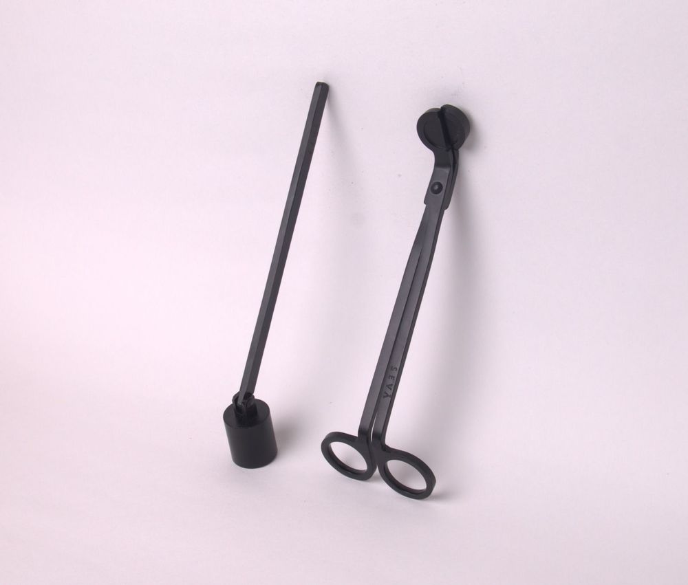 Candles - Candle Care Kit - Black - SEVA HOME