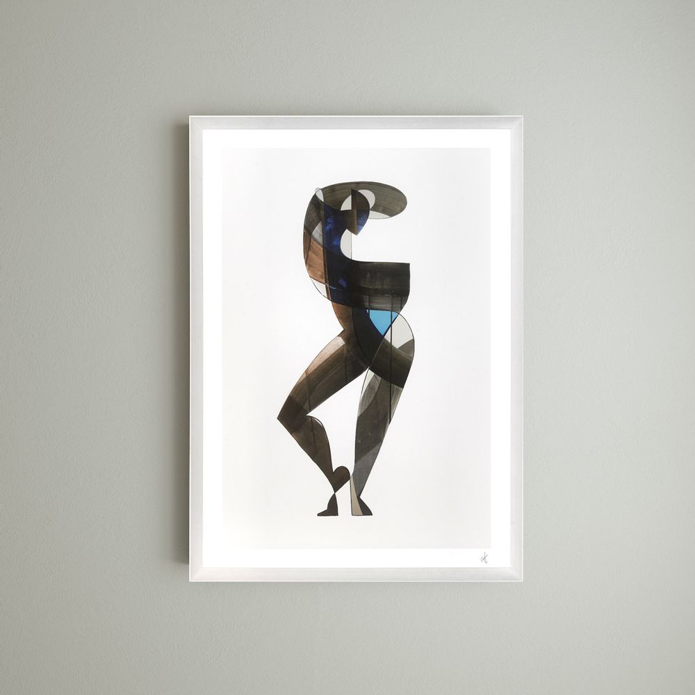 Frames - Wall decor. Blue Knit, Technicolor, Pdoum Camo - ABLO BLOMMAERT