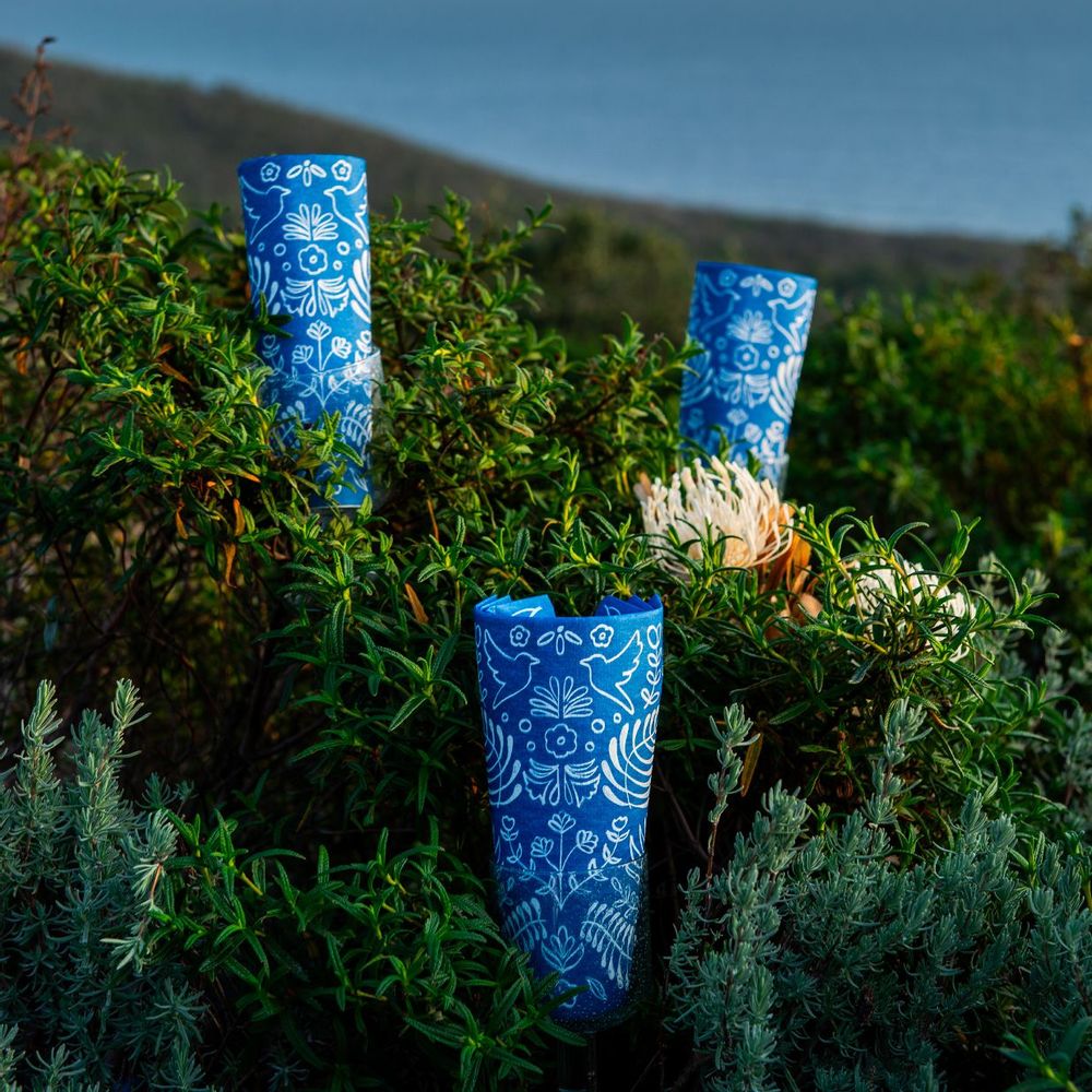 Napkins - Amazonia Blue - FRANÇOISE PAVIOT