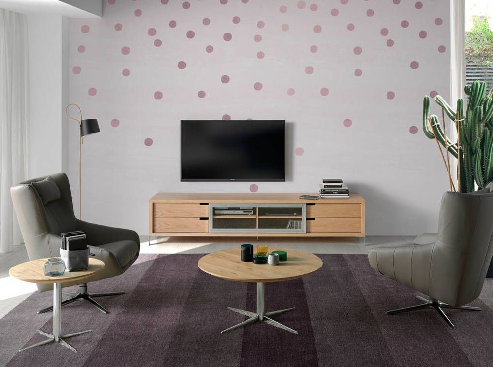 Fauteuils - Fauteuil pivotant en simili-cuir - ANGEL CERDÁ