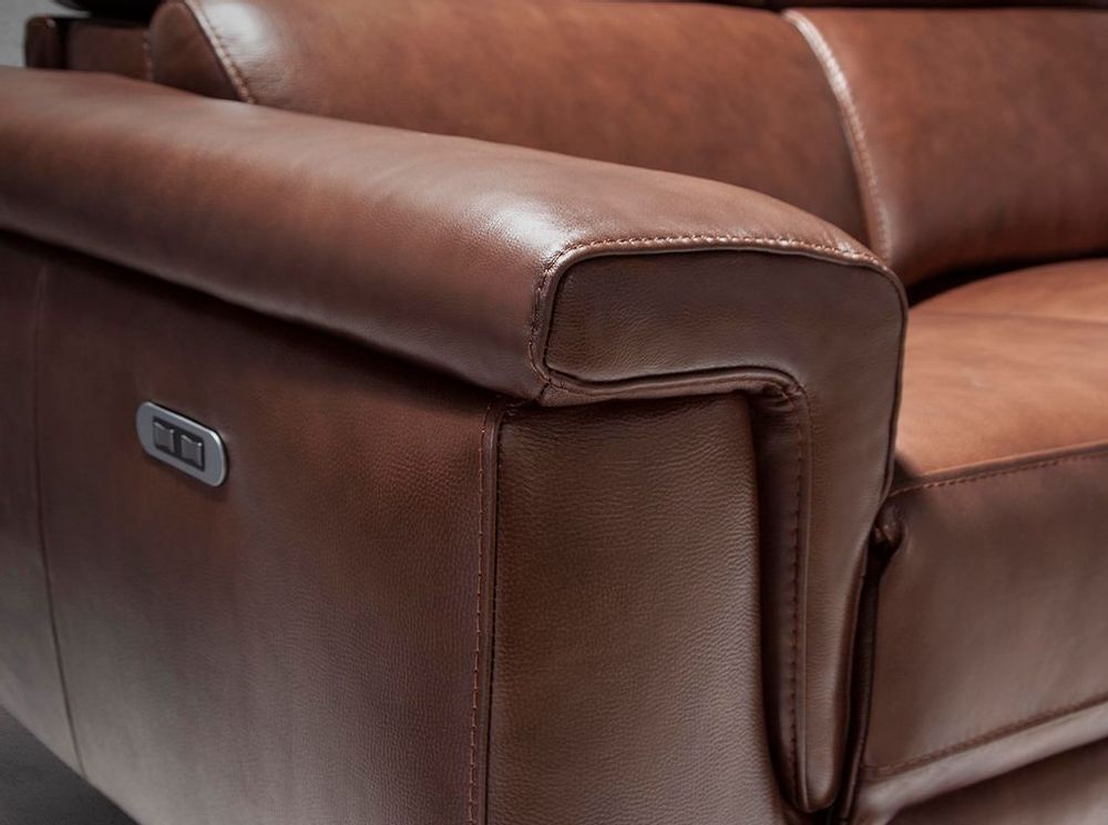 Sofas - 3 seater sofa upholstered in cowhide leather - ANGEL CERDÁ