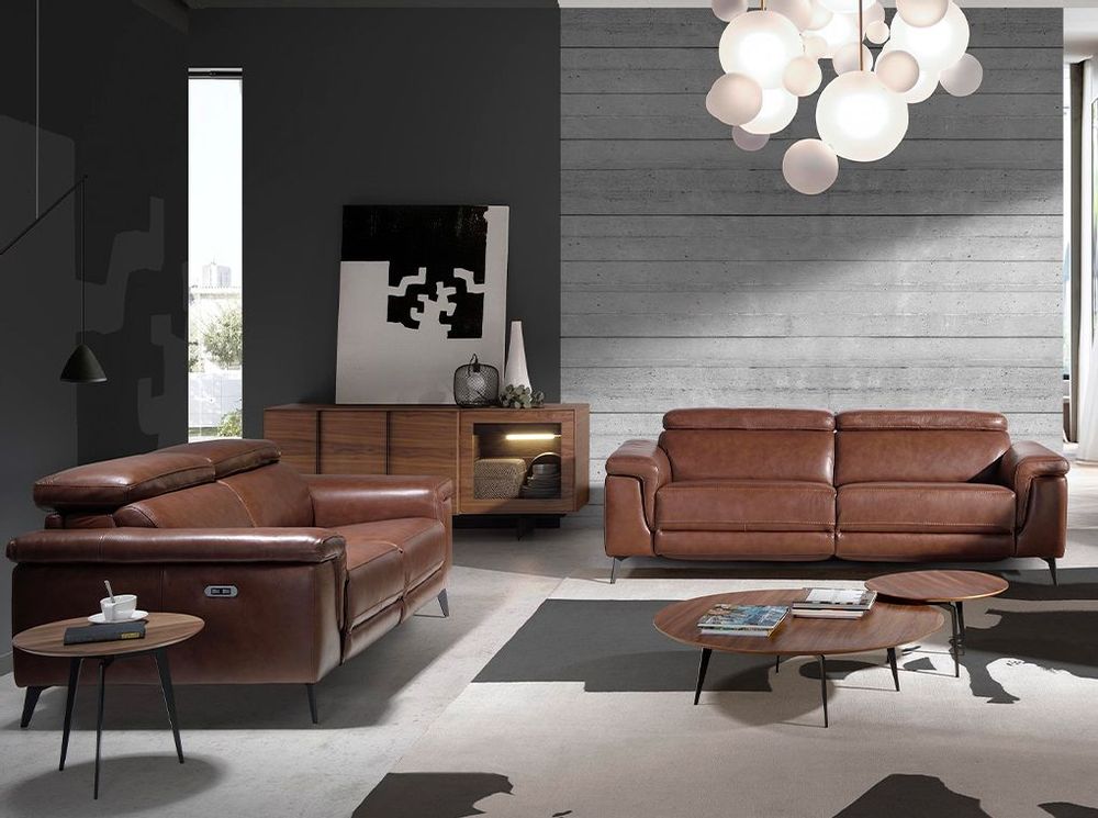 Sofas - 2 seater sofa upholstered in cowhide leather - ANGEL CERDÁ