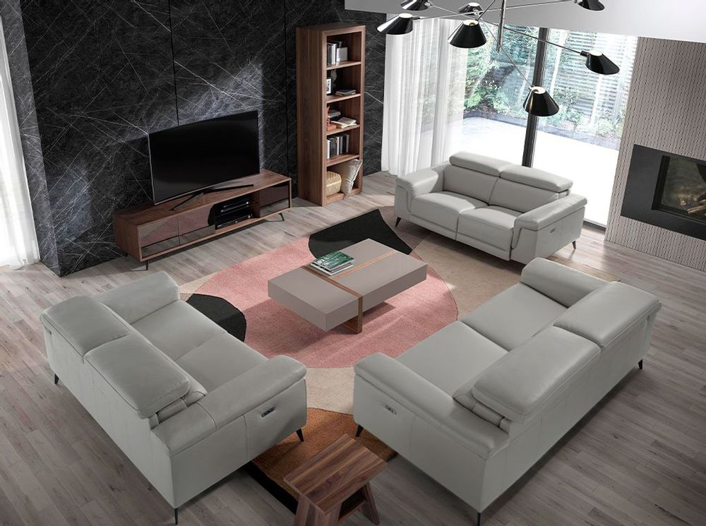 Sofas - 3 seater sofa upholstered in cowhide leather - ANGEL CERDÁ