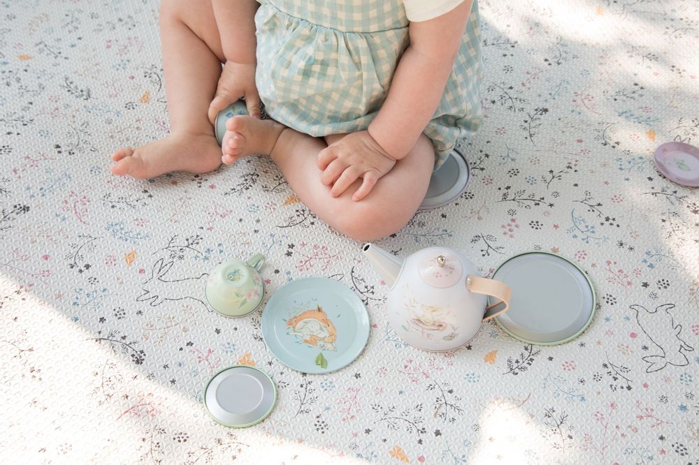 Objets déco enfant - Tapis de jeu lavables en vinyle. - LITTLE GEM (FRANCE)