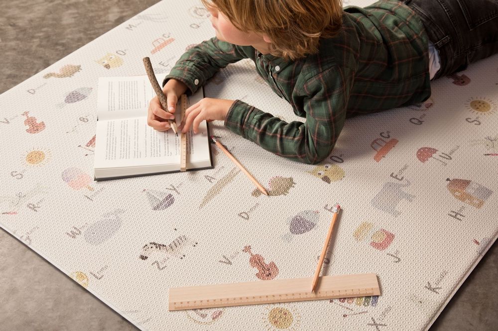 Objets déco enfant - Tapis de jeu lavables en vinyle. - LITTLE GEM (FRANCE)