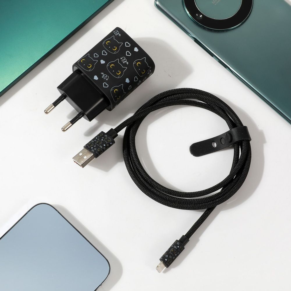 Office sets - WALL CHARGER AND USB CABLE_tech accessories - I-TOTAL