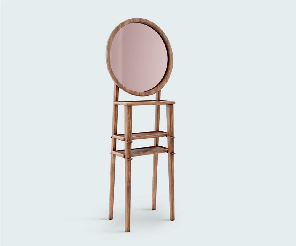 Miroirs - Miroir sur pied Turner - WOOD TAILORS CLUB