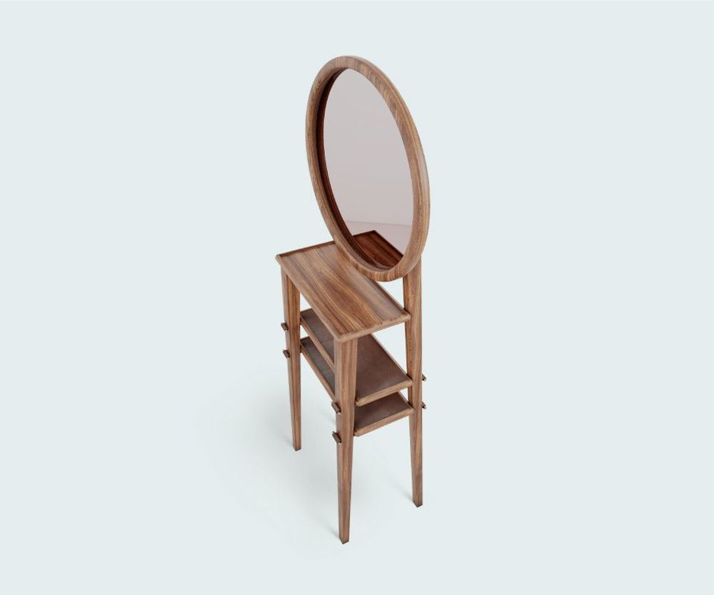 Miroirs - Miroir sur pied Turner - WOOD TAILORS CLUB