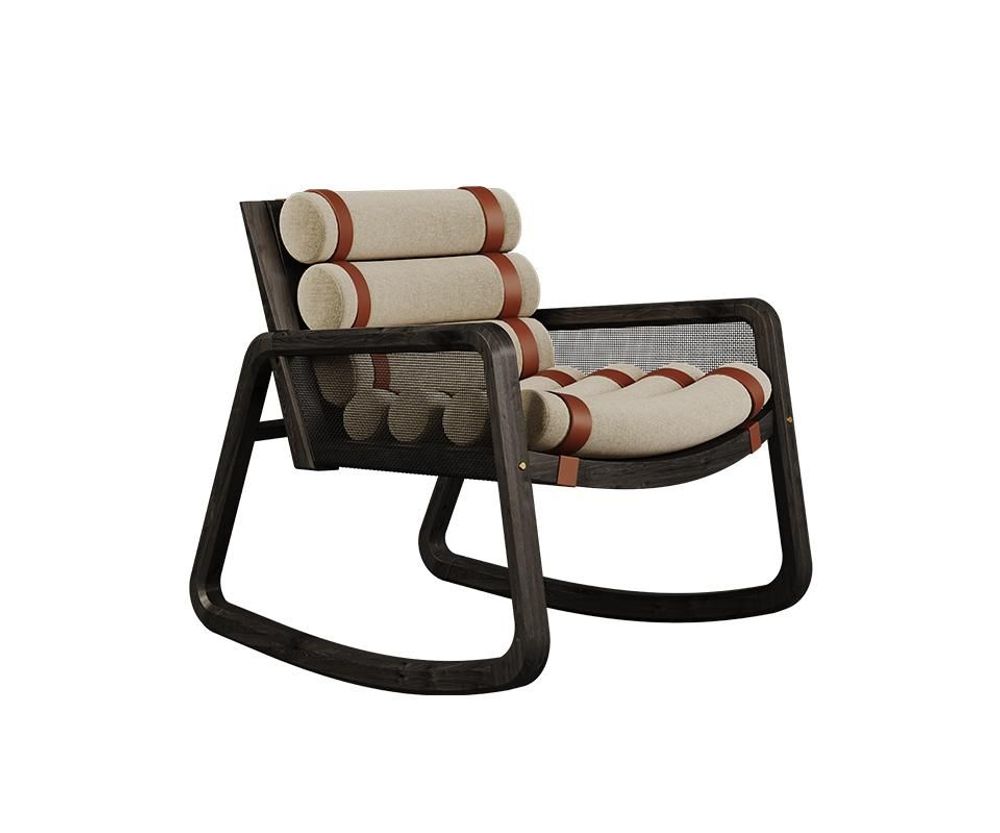Fauteuils - Fauteuil à bascule William - WOOD TAILORS CLUB