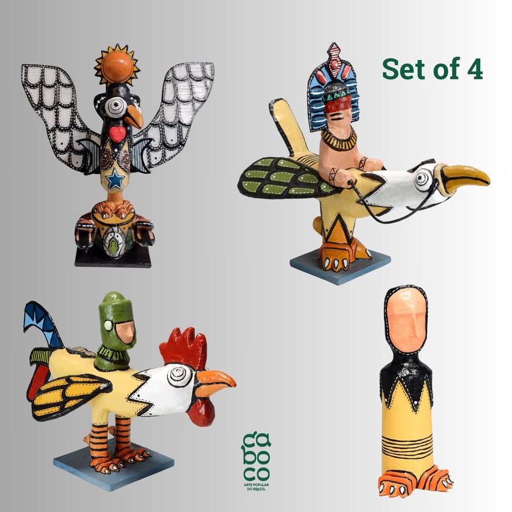 Objets de décoration - Sculptures en papier mâché - CABOCO