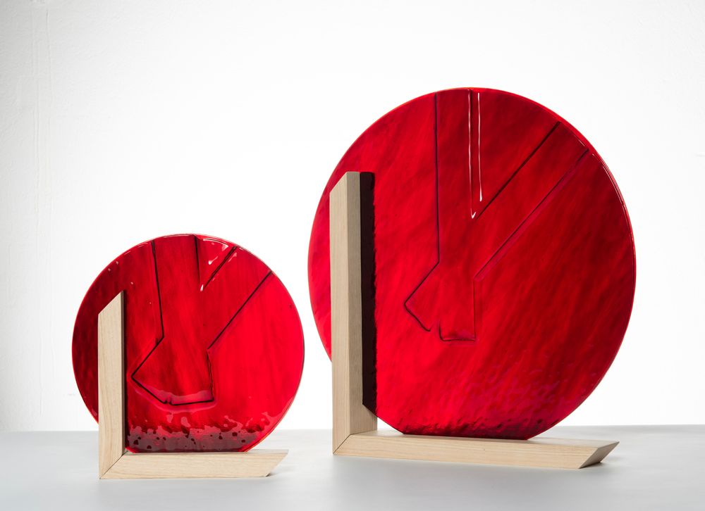 Art glass - TIME · Collection - AURORE BOUTER · GLASS ART