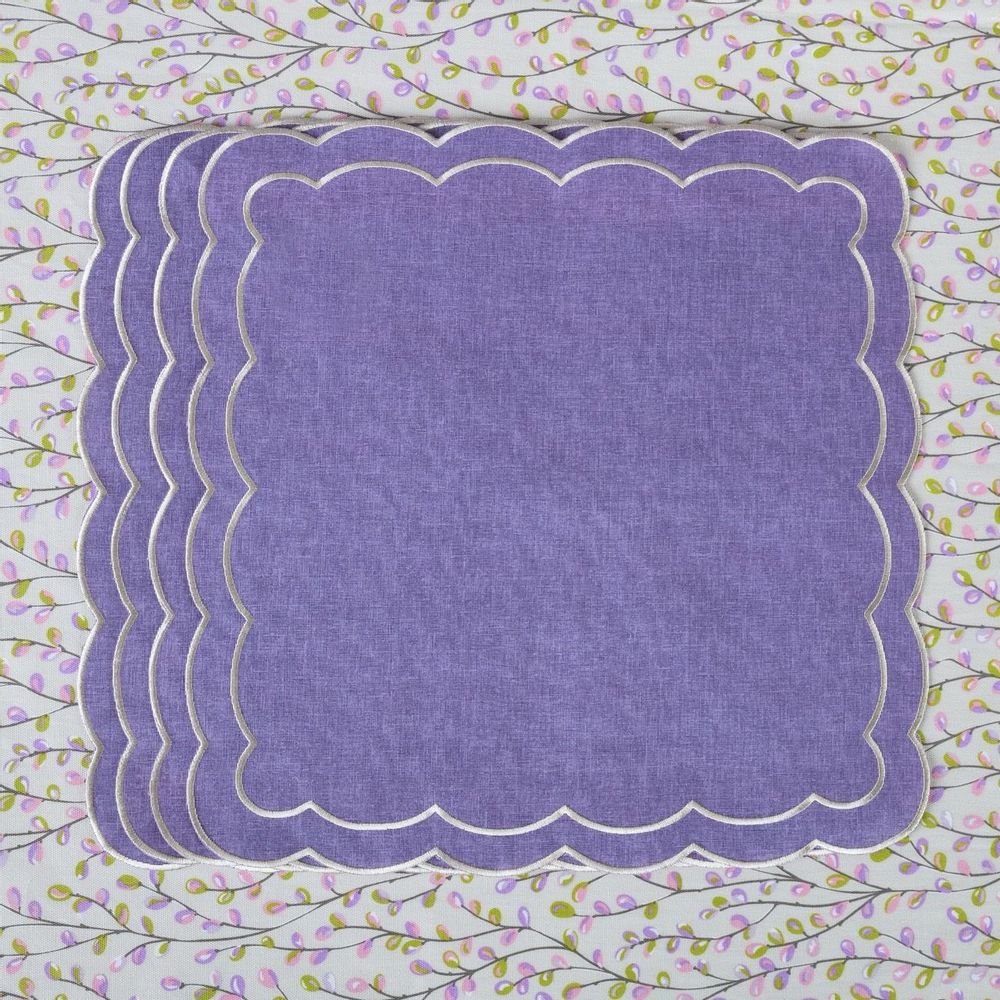 Sets de table - Linge de Table - Purple Catkins - ROSEBERRY HOME
