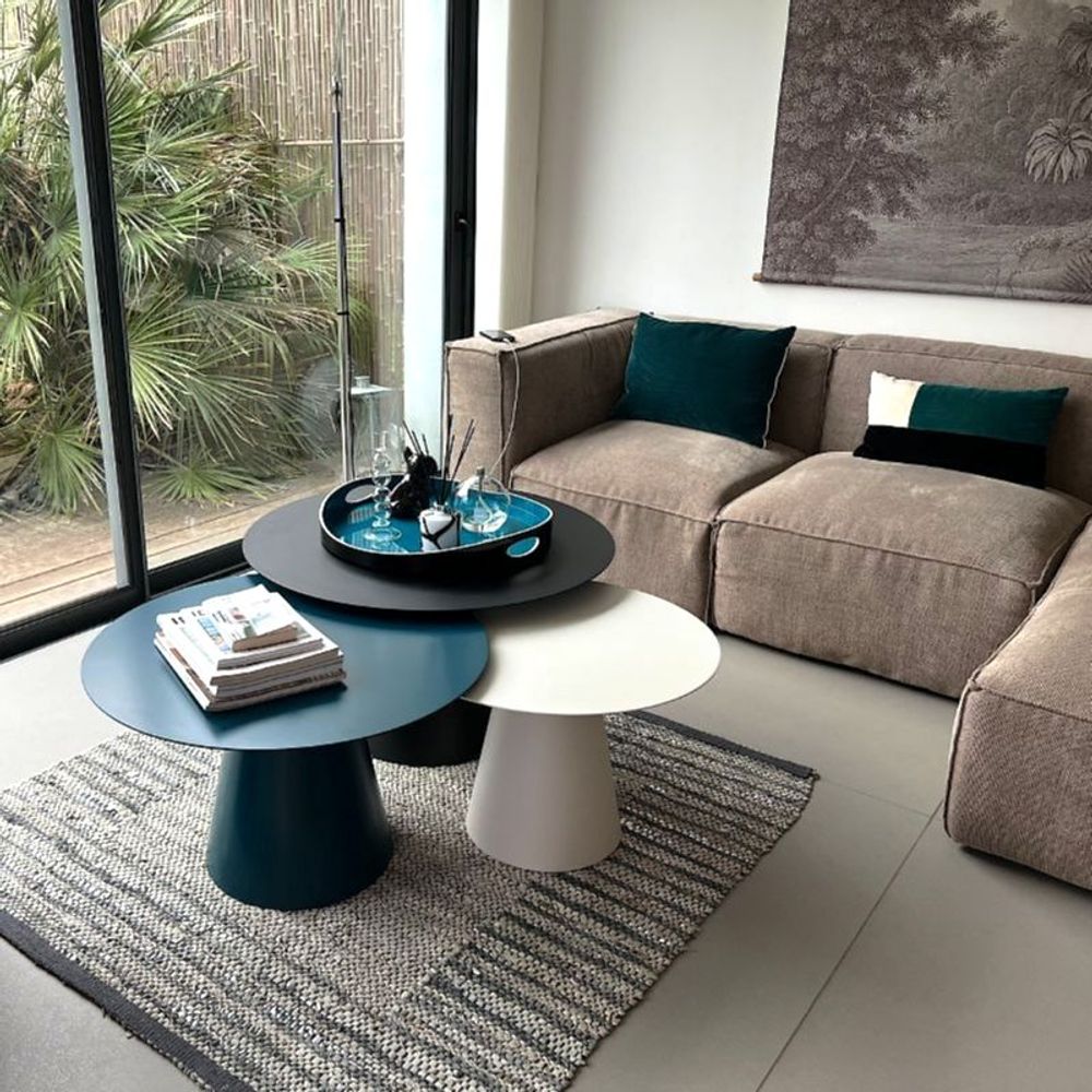 Coffee tables - Table basse LOMBOK - TERRE ET METAL