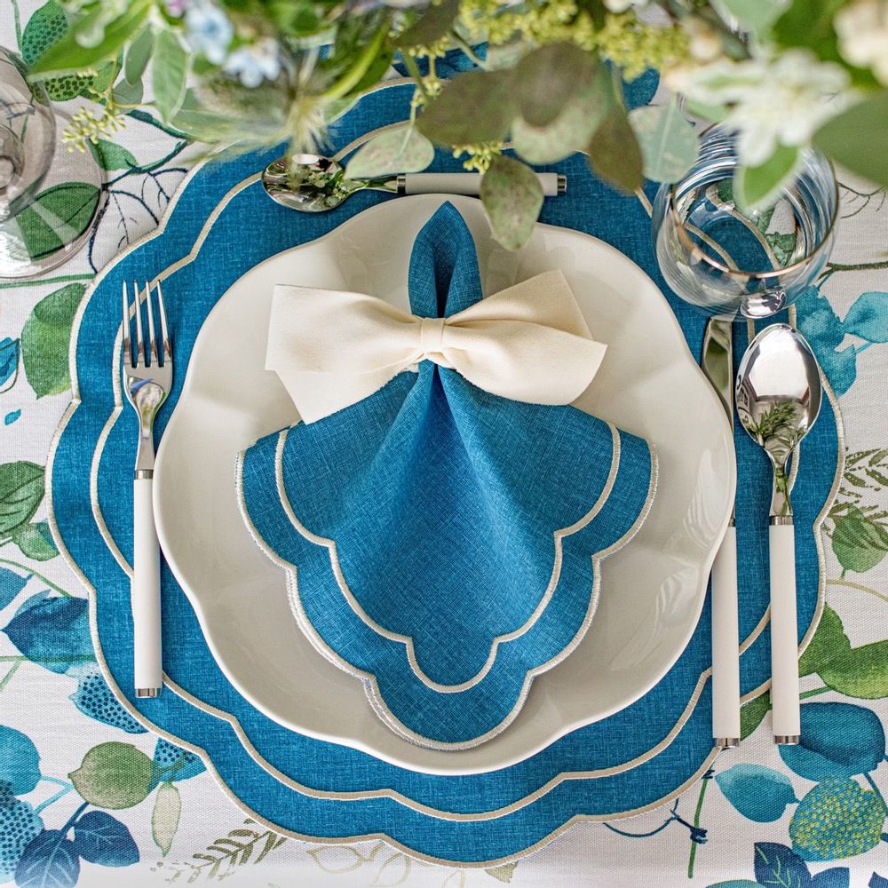 Table linen - Blue Sparrow Collection - ROSEBERRY HOME