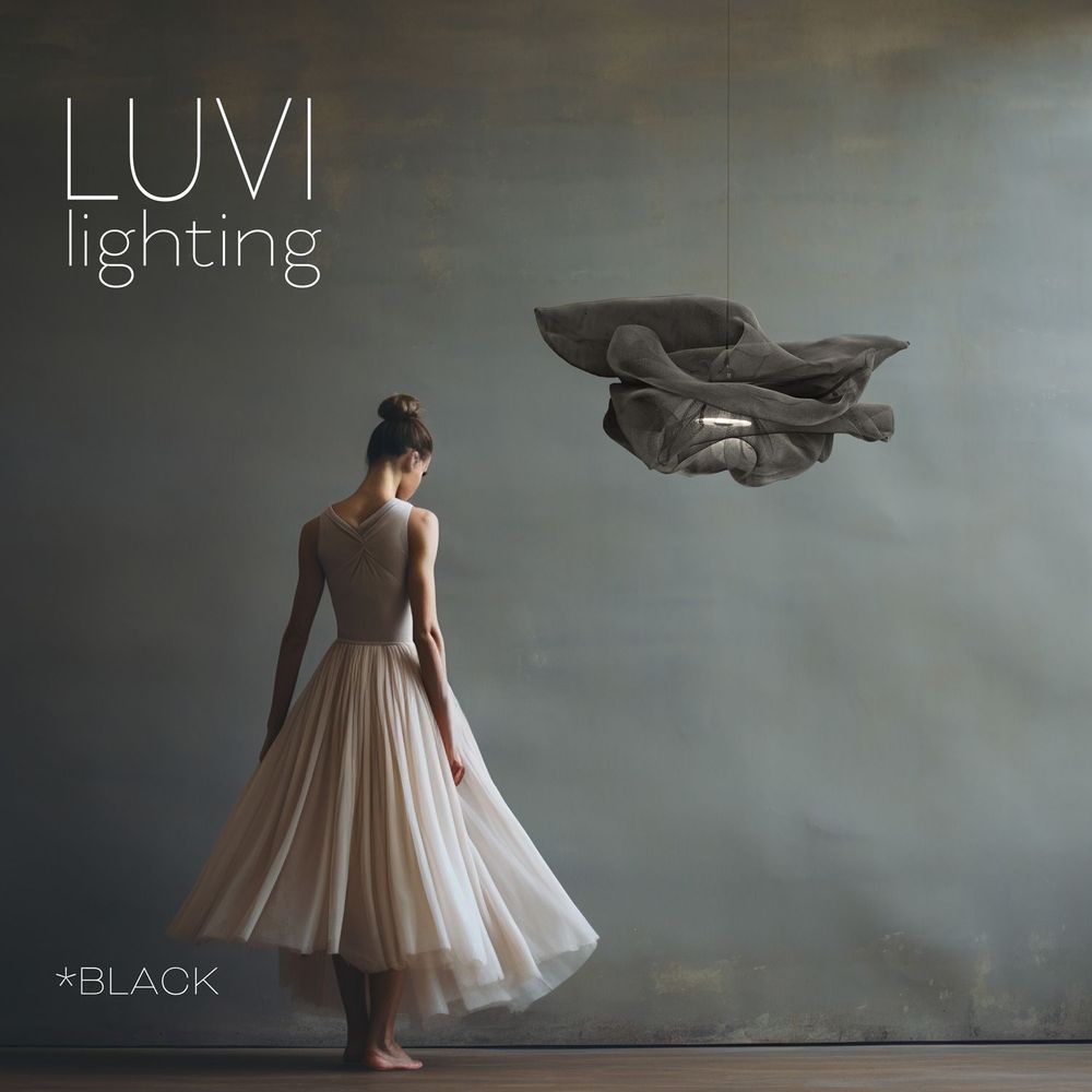 Unique pieces - BALERINA Attitude CHANDELIER - Black - LUVI
