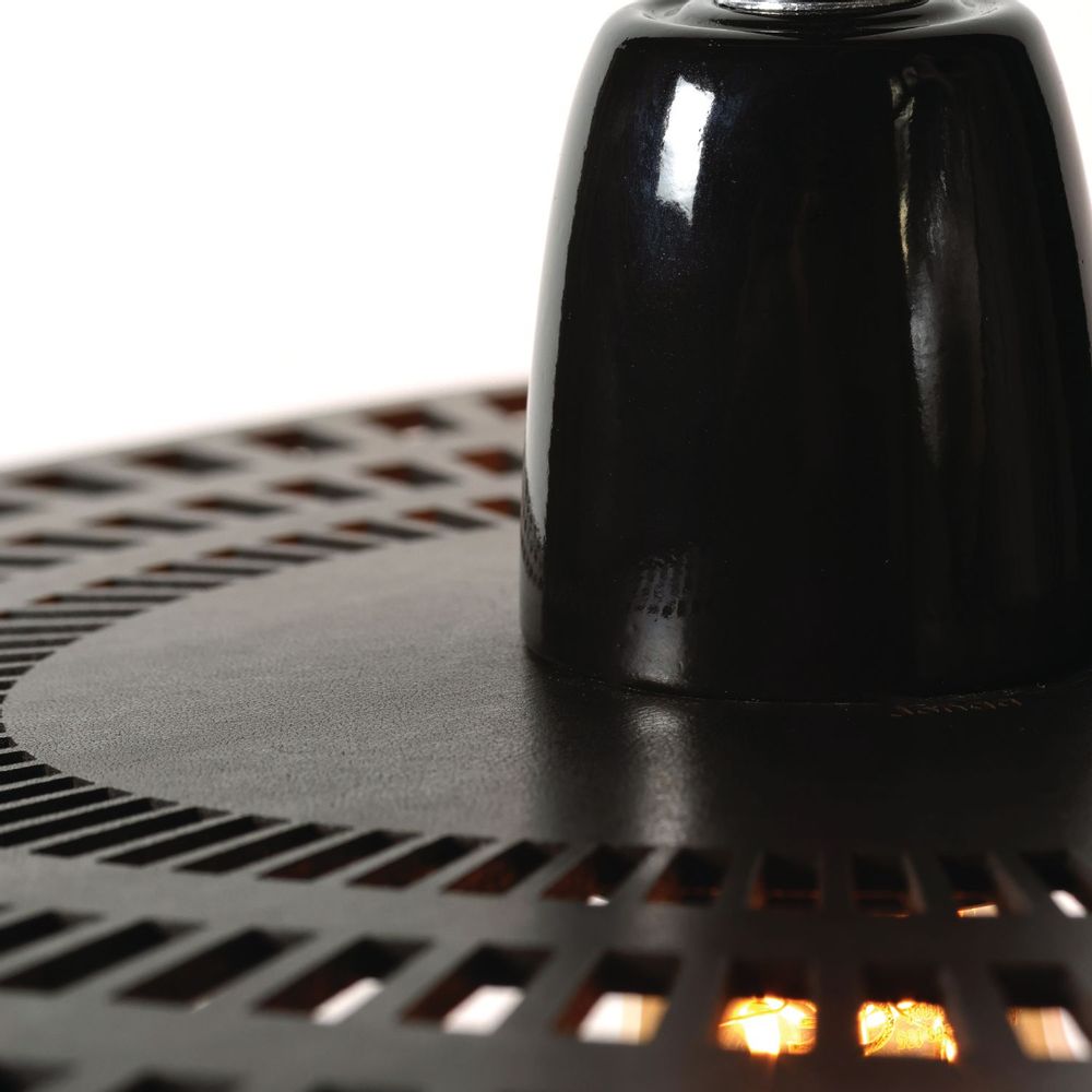 Objets design - SUSPENSION JONGA - CUIR WHISKY ou NOIR - grand format - LULE STUDIO