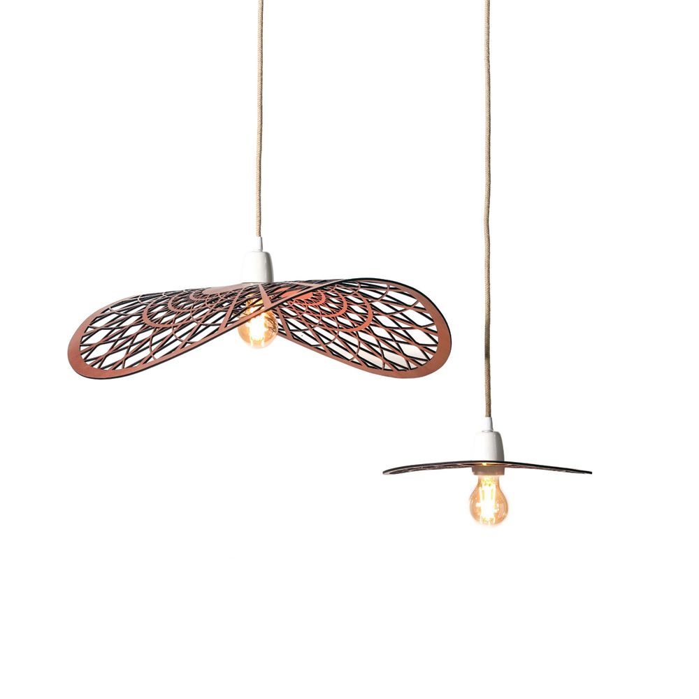 Design objects - ESSAM SUSPENSION - WHISKEY LEATHER - LULE STUDIO